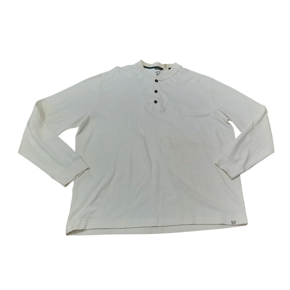 Vintage Chaps Ralph‎ Lauren Long Sleeve Polo 3XB Beige